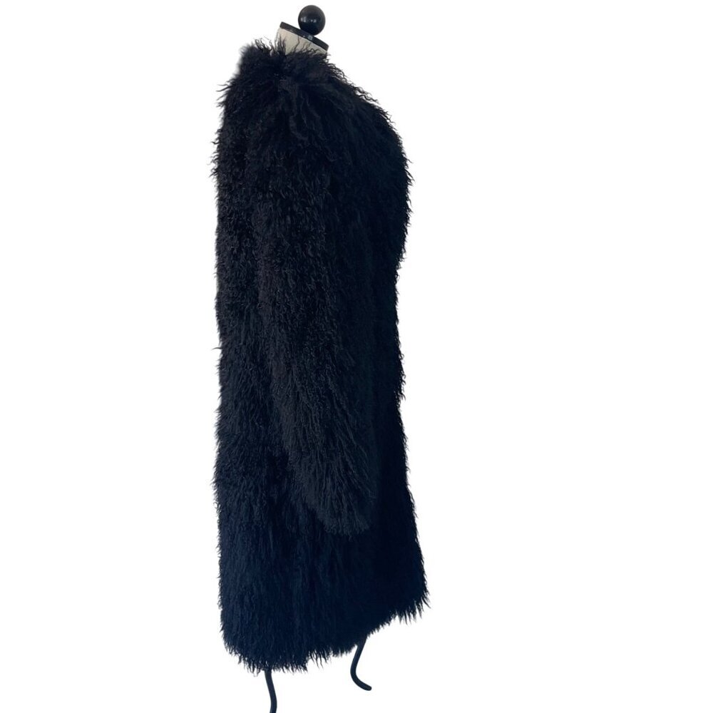 BCBG Max Azria Collection Mongolian Fur Coat - Picture 3 of 13